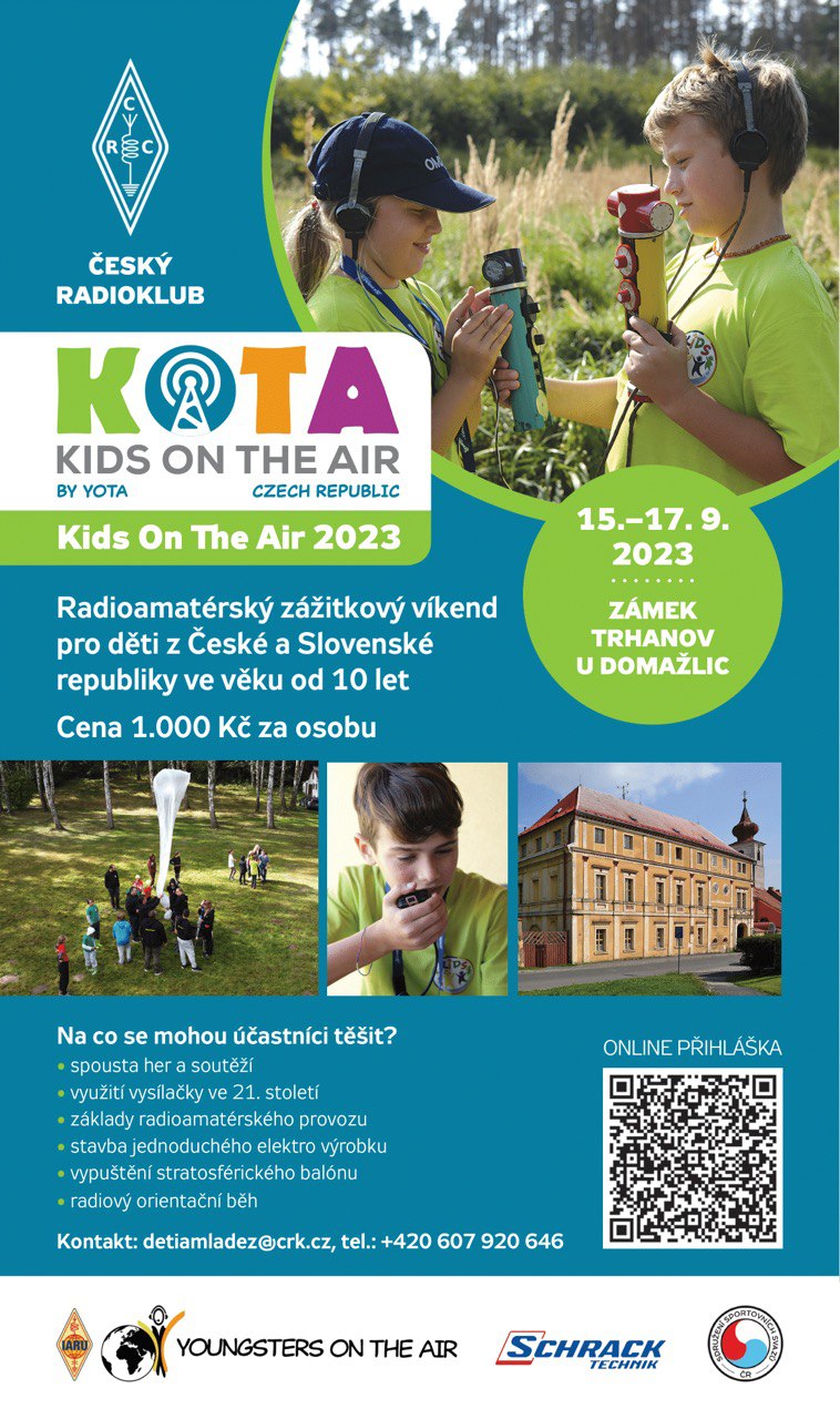 KOTA — Kids On The Air Czechia 2023